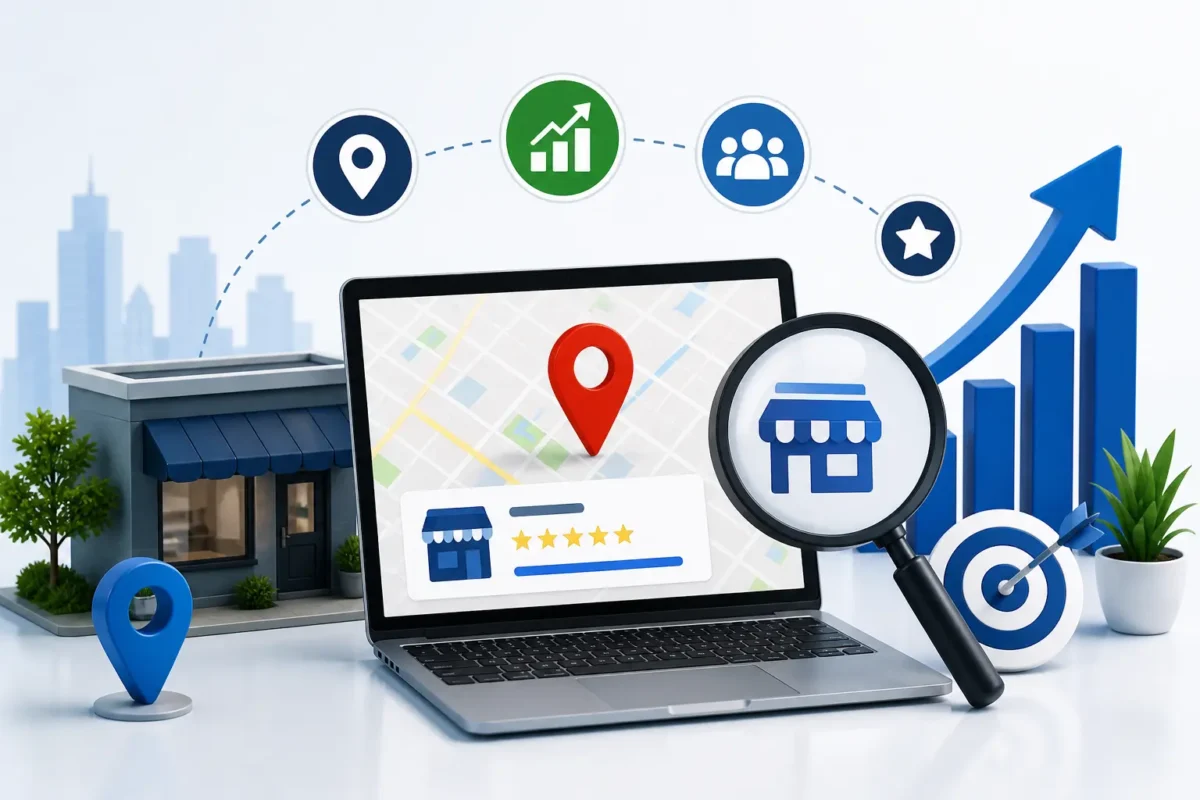 SEO company near me local search concept